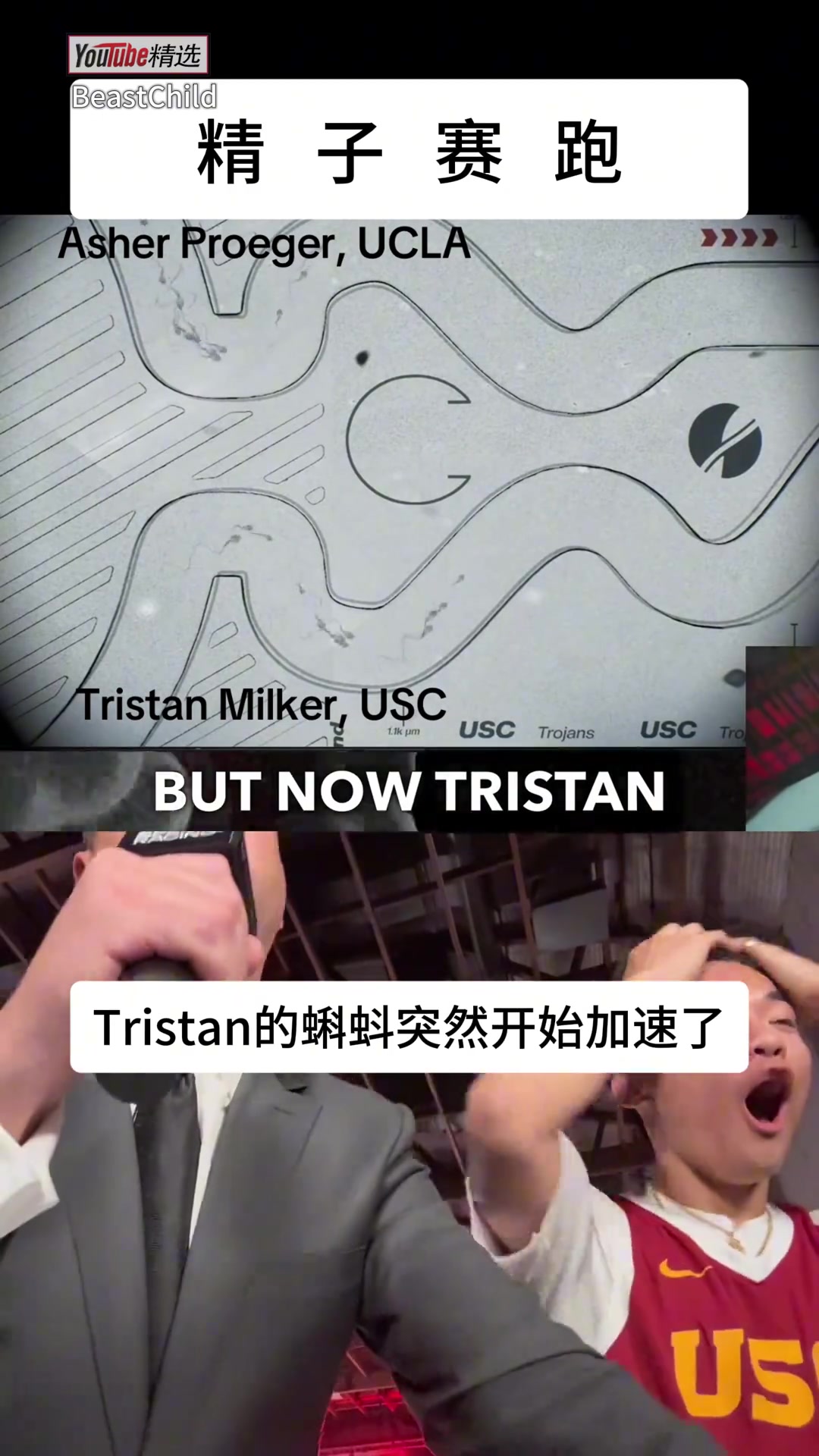 什么都能做电竞！？美国举办大学生“精子赛跑”  赛程20厘米先到者赢